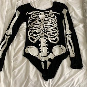 Skeleton bodysuit